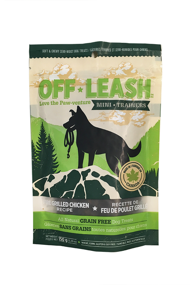 Off-Leash Fire Grilled Chicken Dog Treats, 5.2 oz